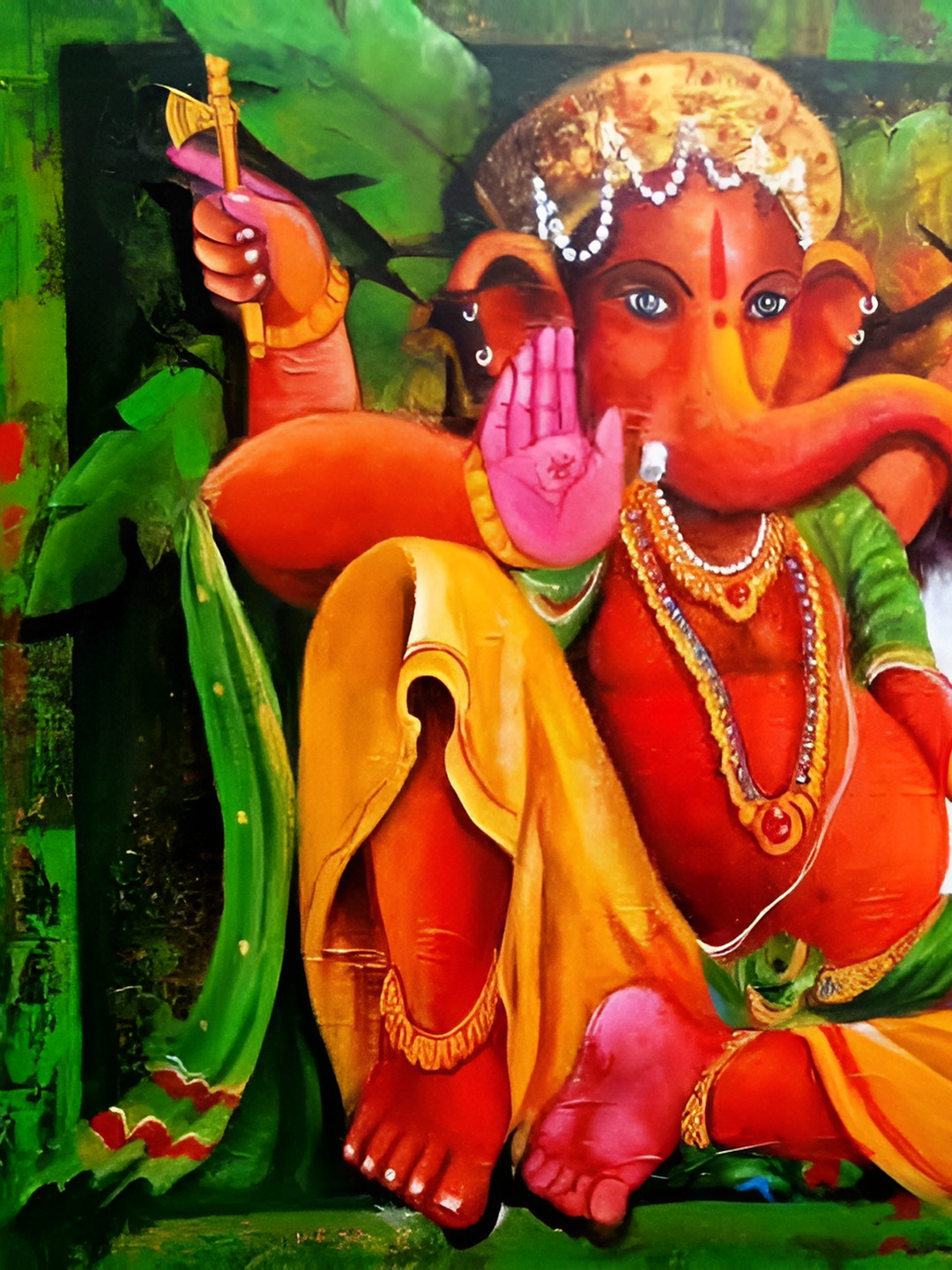 British Terminal Orange Coloured & Green Printed Fully Waterproof Sticker Poster