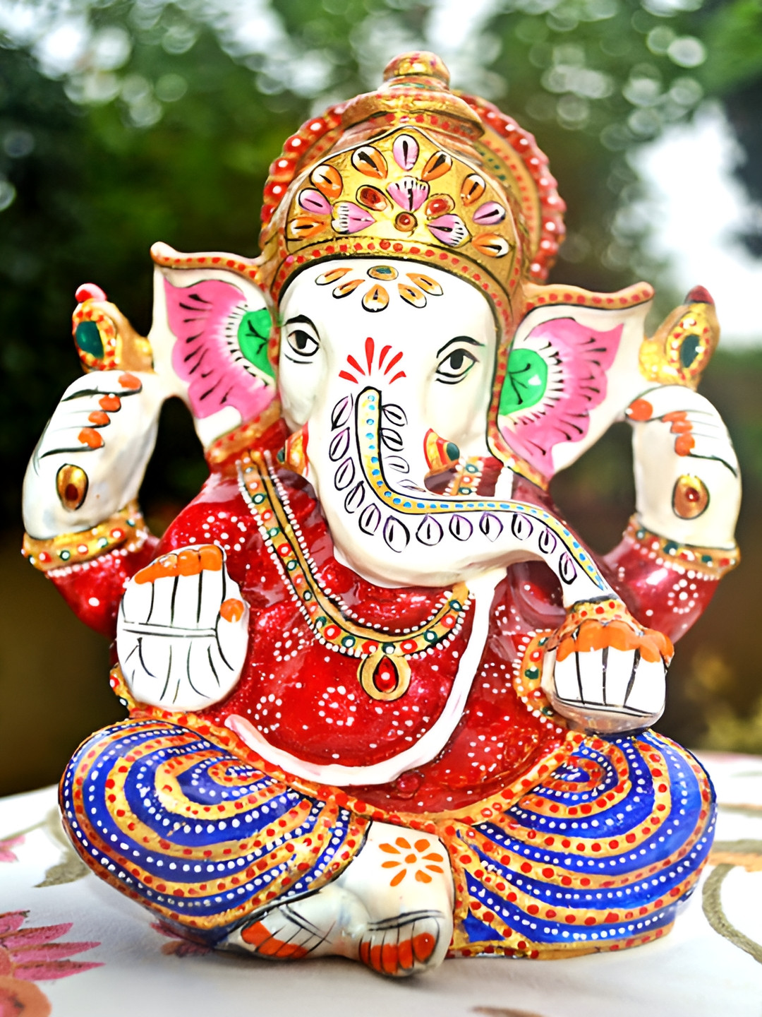 British Terminal White & Red Religious Paintings Wall Art