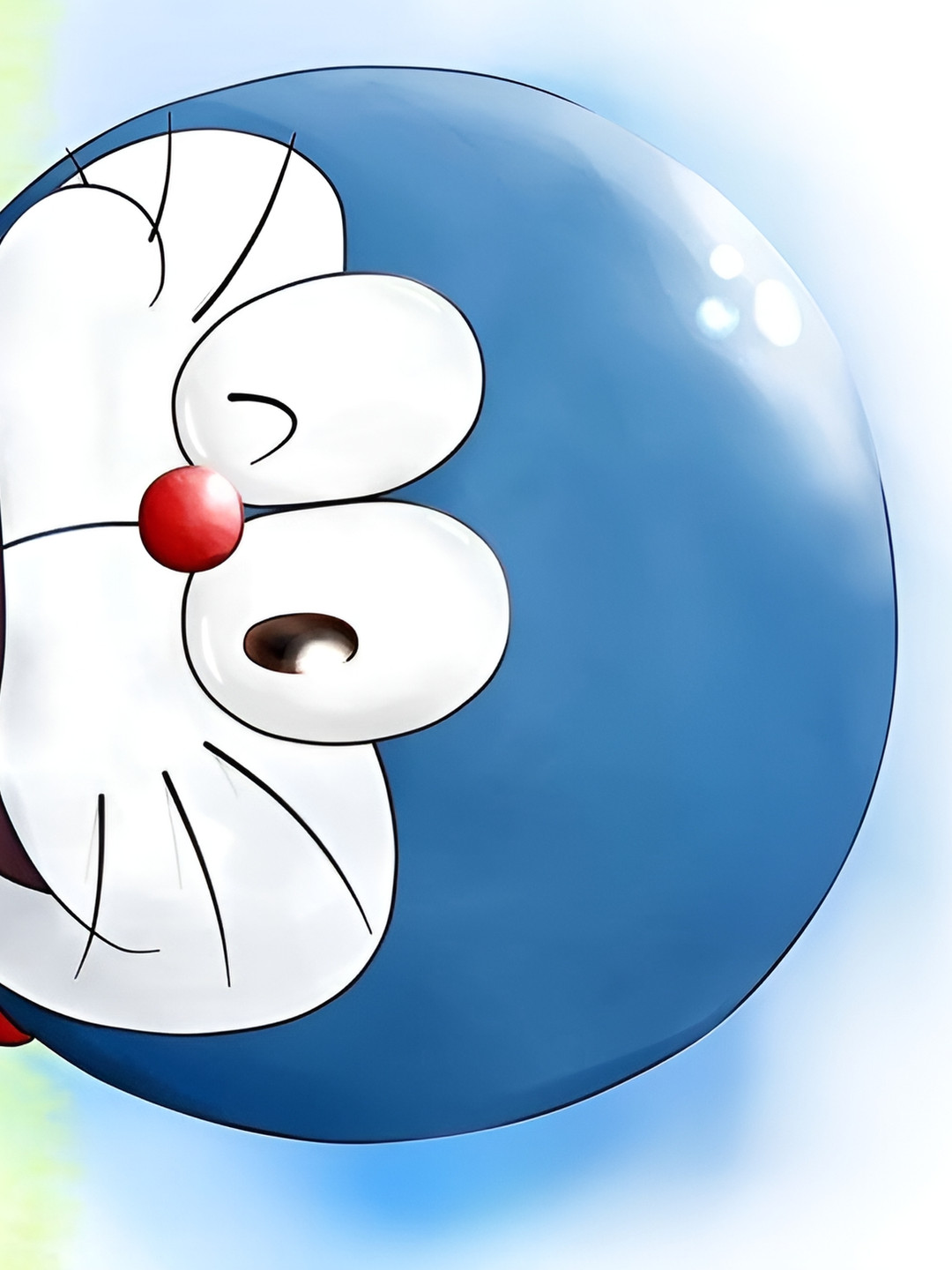British Terminal Blue & White Doraemon Cartoon Wall Poster