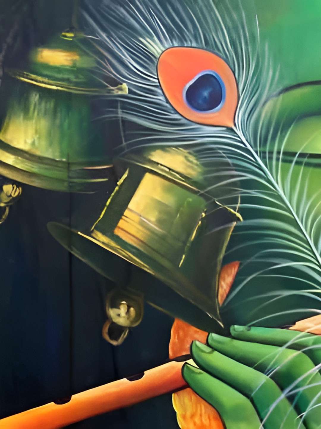 British Terminal Green & Orange Paper Other Wall Sticker