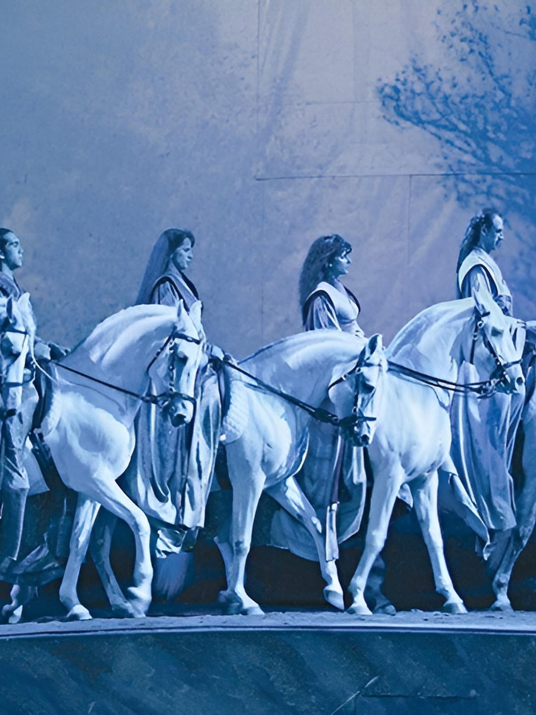 British Terminal Blue & White Animal Wall Poster