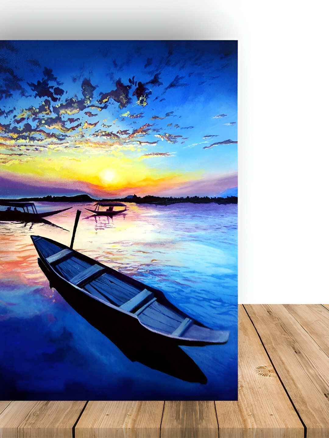 British Terminal Blue & Yellow Paper Wall Poster