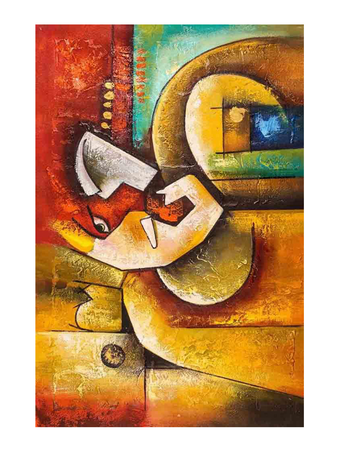 British Terminal Orange & Yellow Printed High Quality Waterproof Sticker Poster