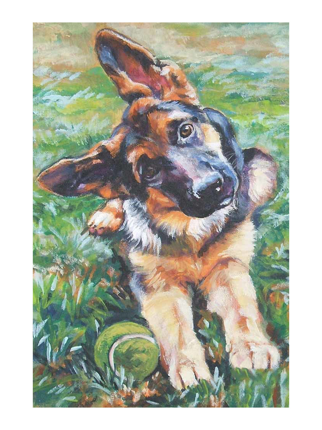 British Terminal Black Dog Wall Poster