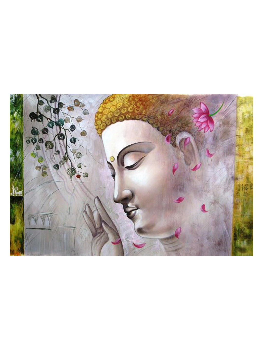 British Terminal Purple & Yellow Religious Wall Poster