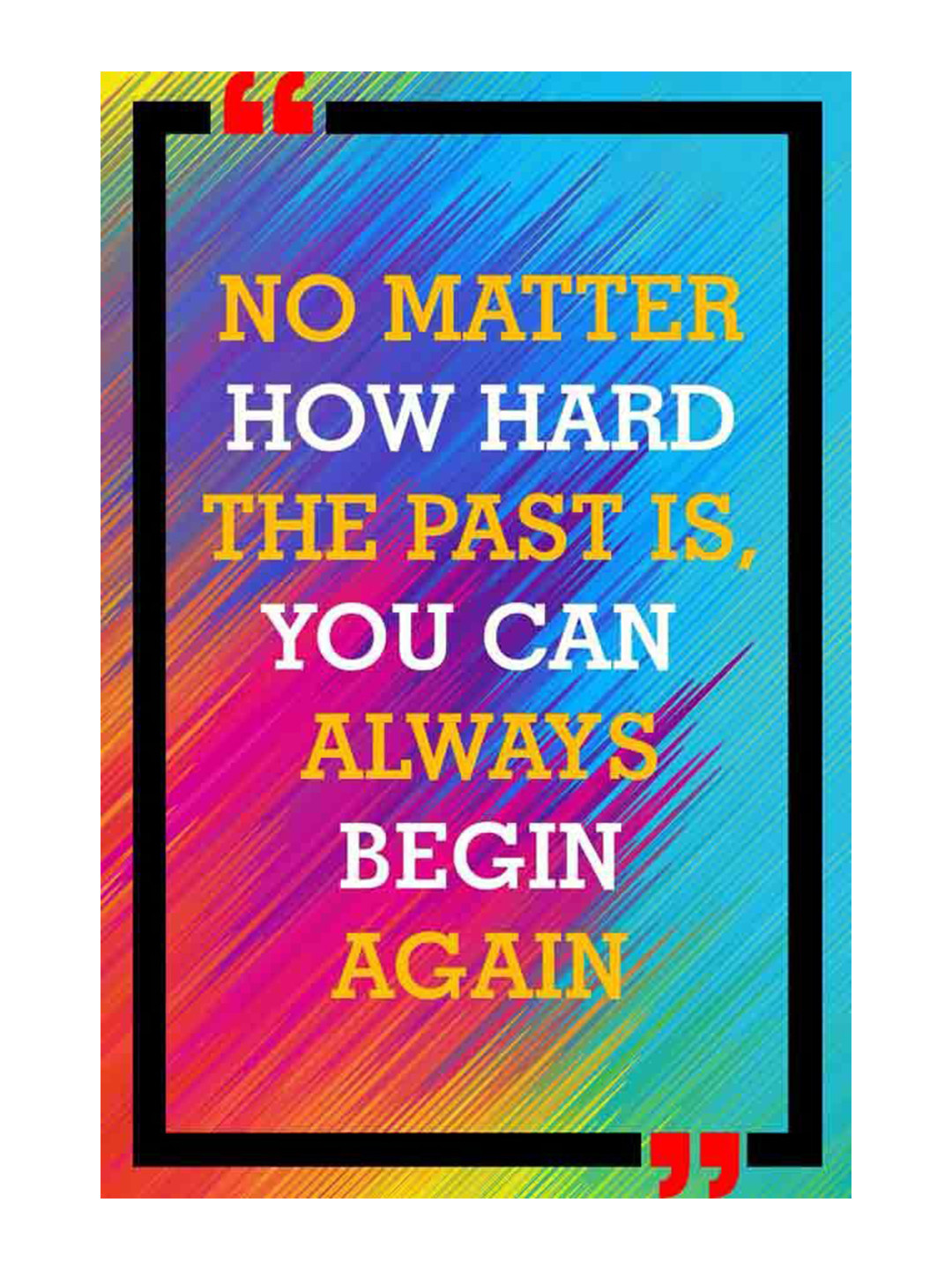 British Terminal Blue Quote Print Wall Painting Poster