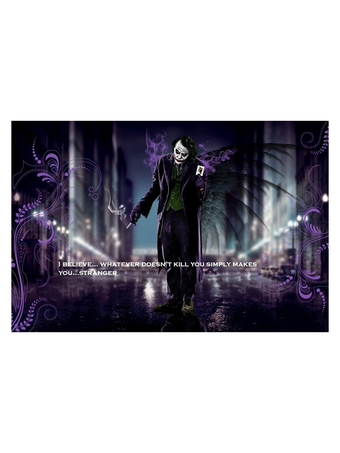 British Terminal Black & Purple Paper Wall Poster