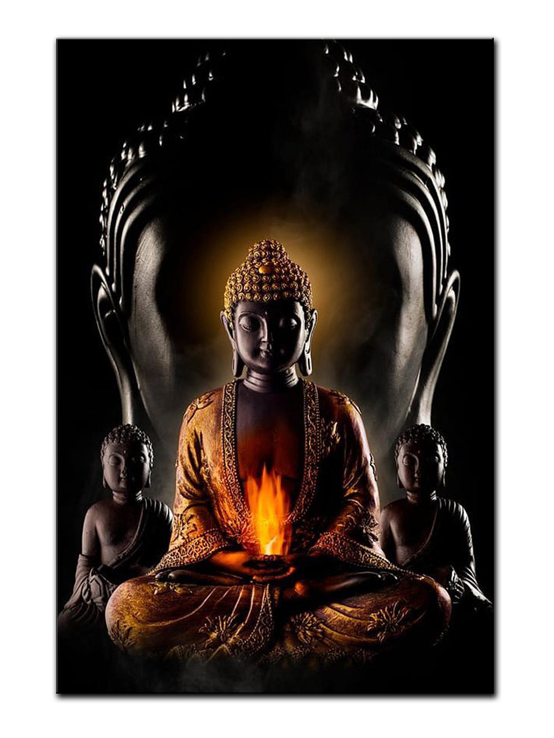 British Terminal Black & Orange Paper Religious Wall Poster