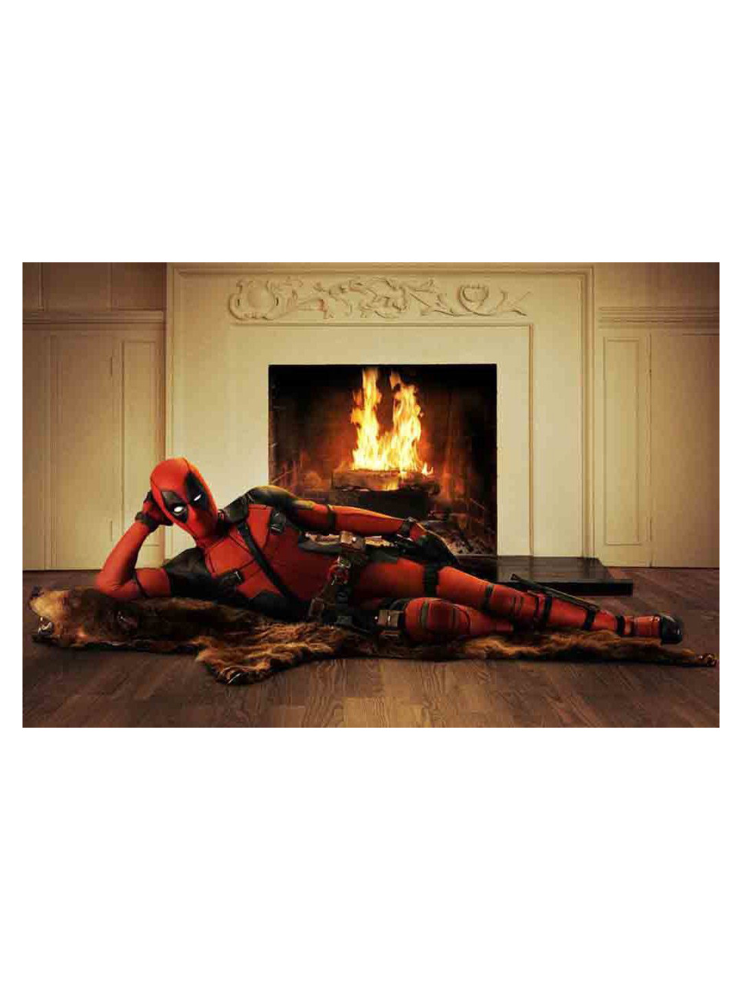 British Terminal Brown & Black Paper Wall Sticker