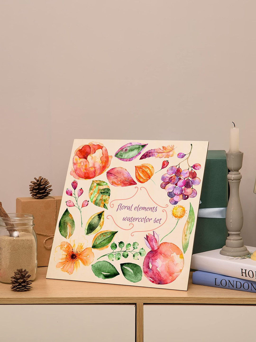 BS AMOR KIds Pack of 6 MDF Board Art and Craft