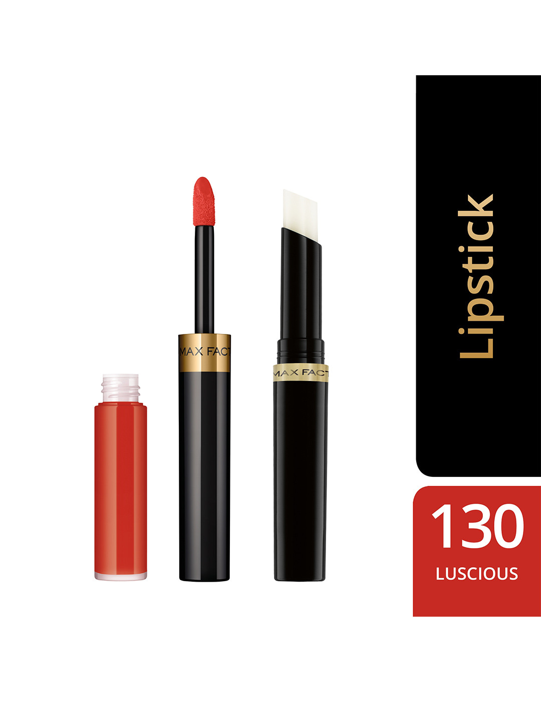 Max Factor Lipfinity Long-Lasting Lip Colour 2.3ml with Top Coat 1.9g - Luscious 130
