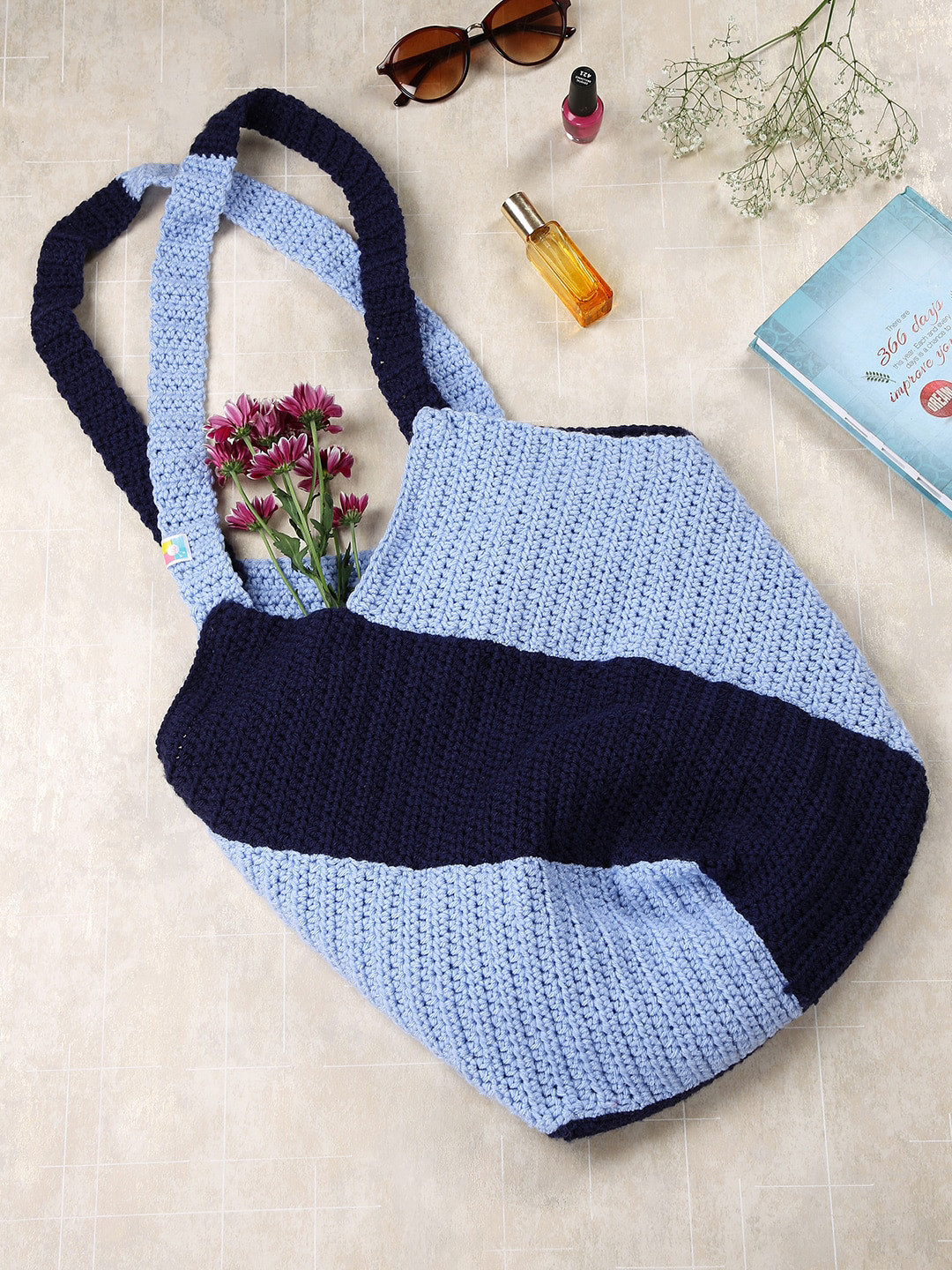 Magic Needles Textured Structured Tote Bag
