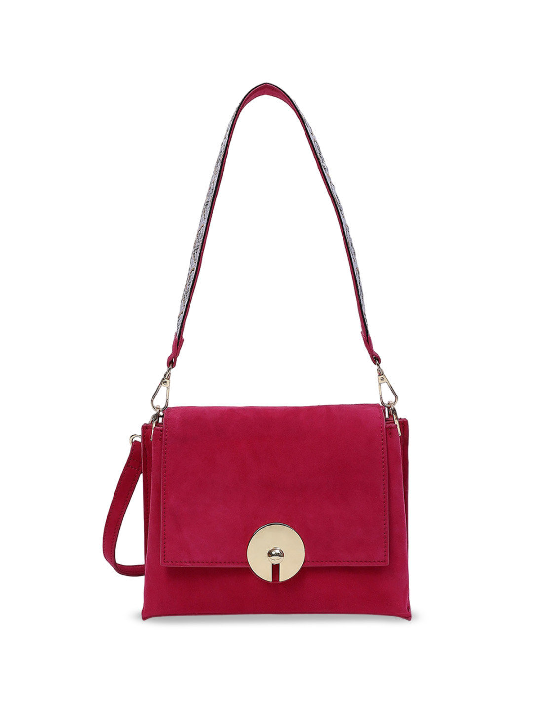 Label Ritu Kumar Leather Structured Sling Bag