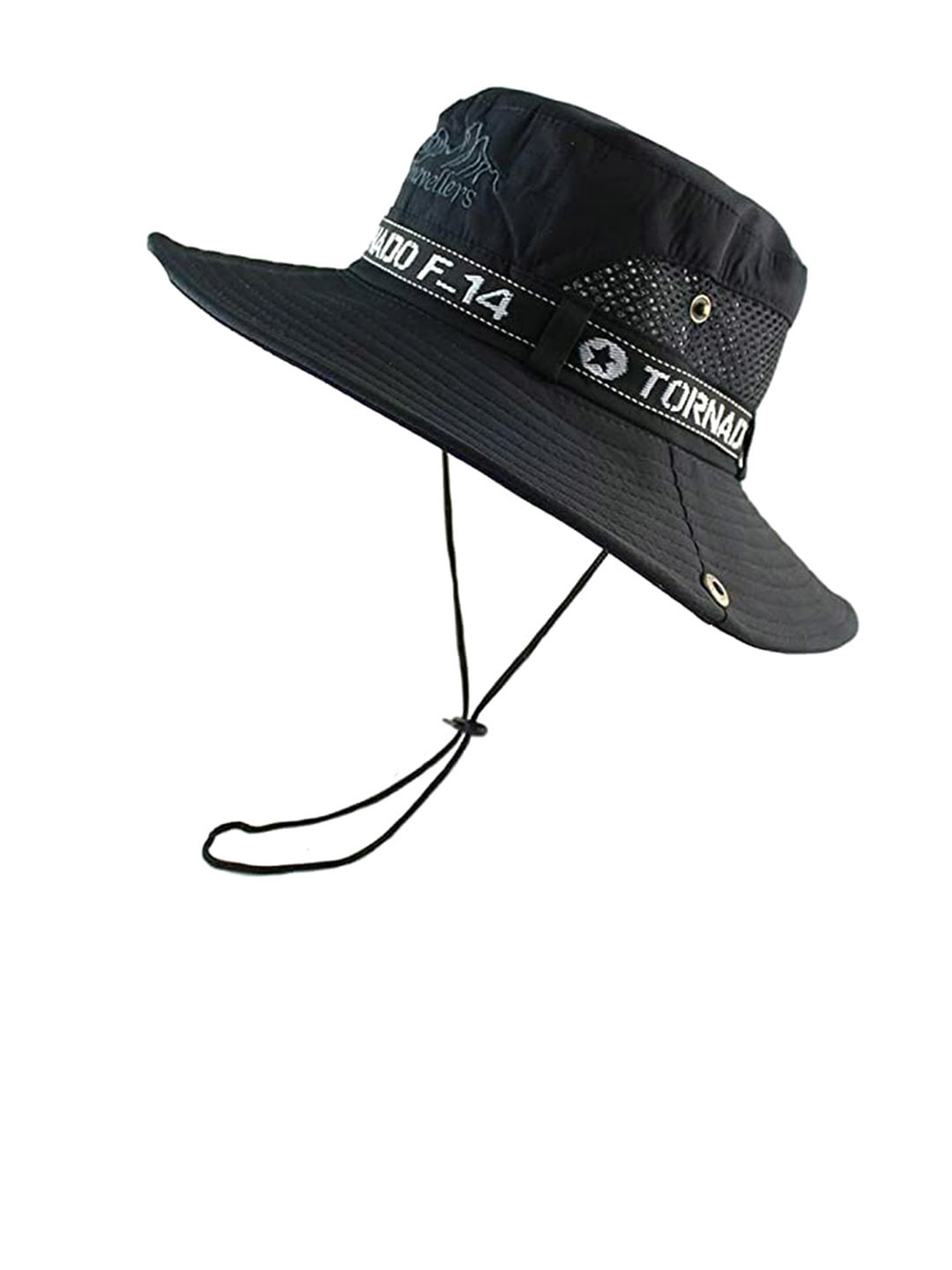 Alexvyan Men Self Design Breathable UV Protection Sun Hat