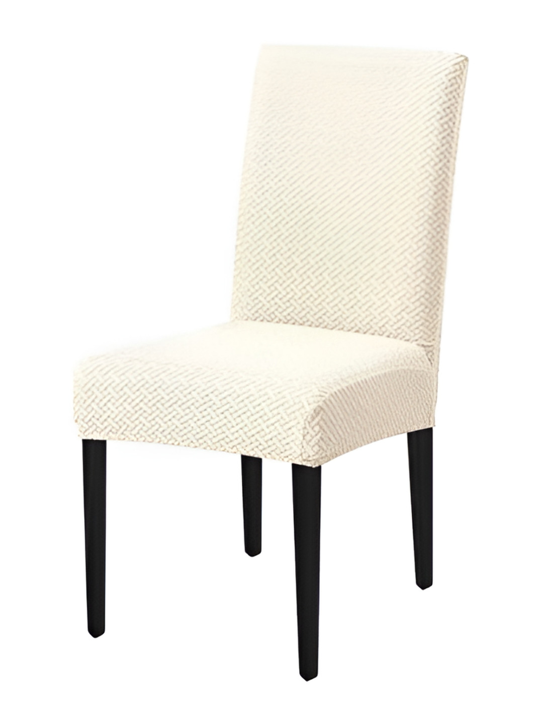 HOUSE OF QUIRK White Removable Washable Chair Cover