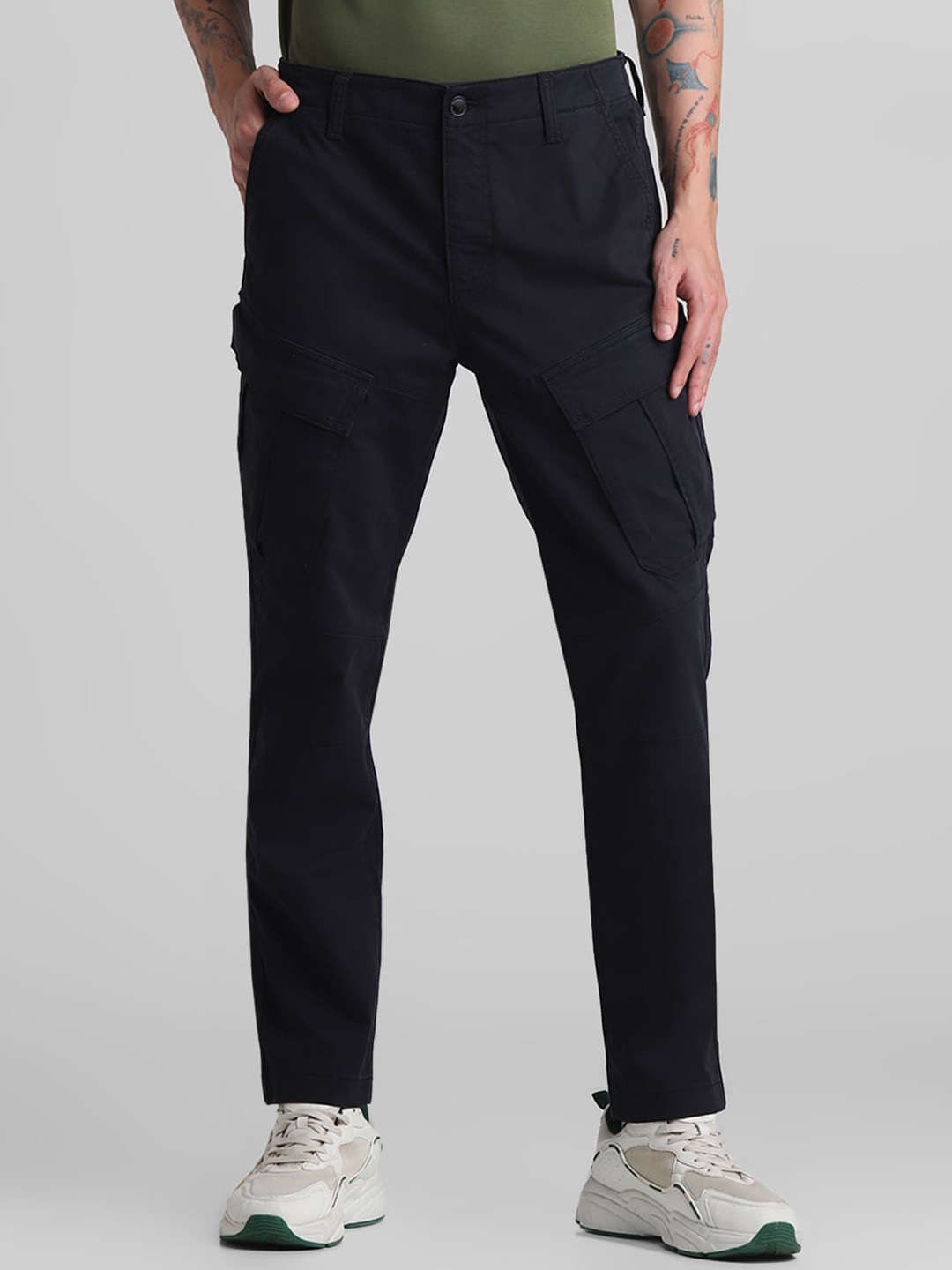 Jack & Jones Men Mid-Rise Smart Cargos
