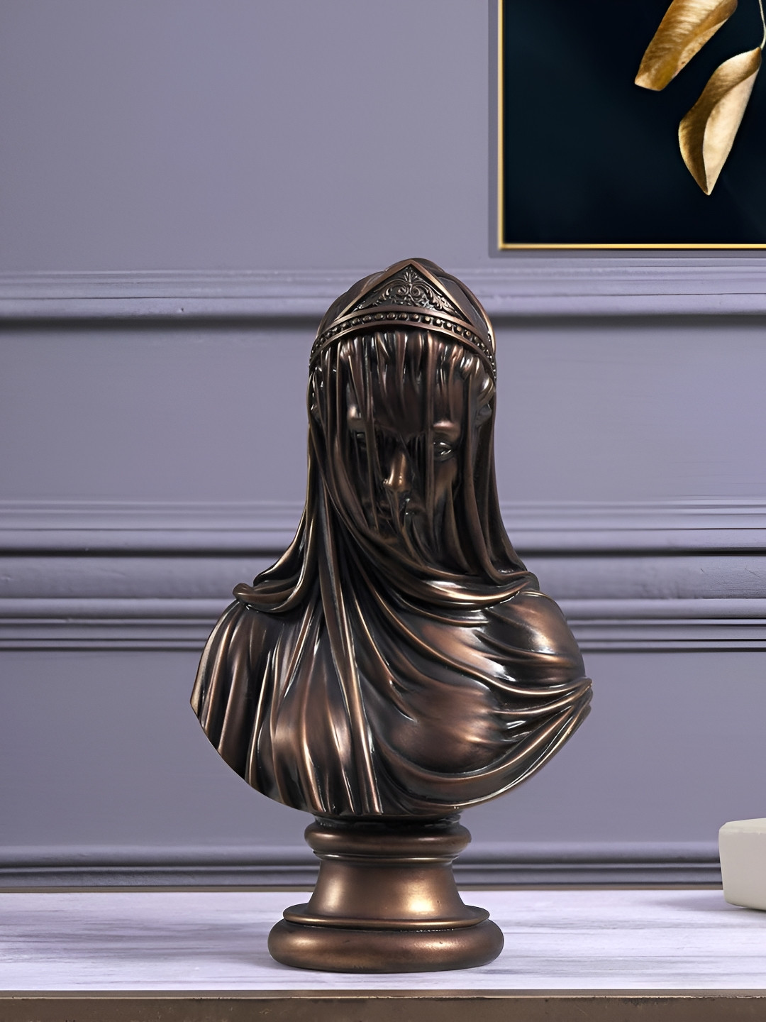 Artarium LLP Copper Toned Pardanashin Antique Figurine Showpiece