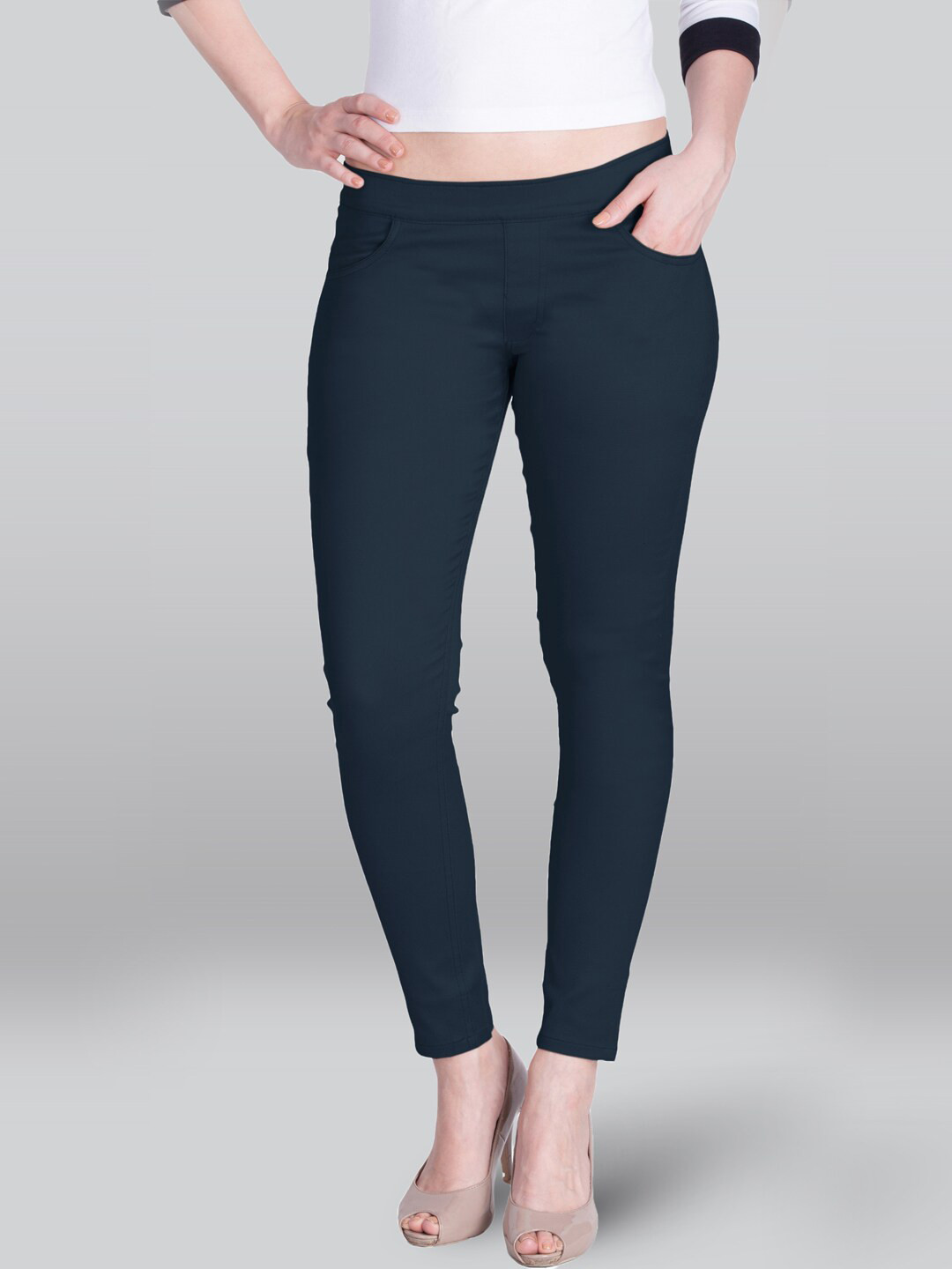 LYRA Women Skinny Fit Denim Jeggings