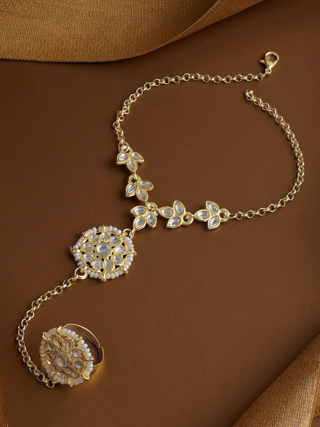 JOKER & WITCH Gold-Plated Ring Hathphool