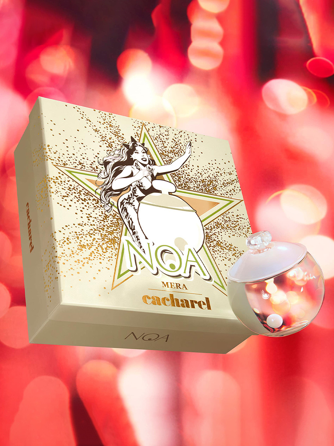 CACHAREL NOA Eau De Toilette 100ml & 2Pcs Stardust Body Lotion - 50ml Each