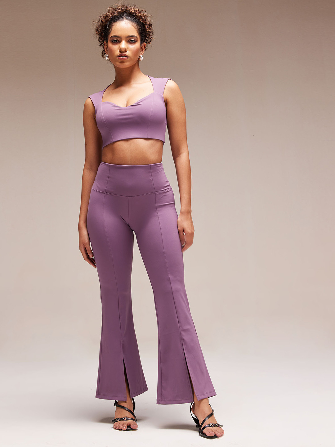 Cava Amethyst Radiant Sweetheart Neck Top