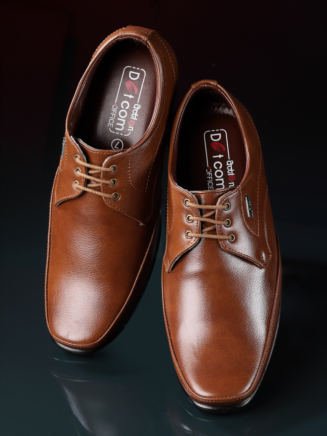 Action Men Square Toe Formal Derbys