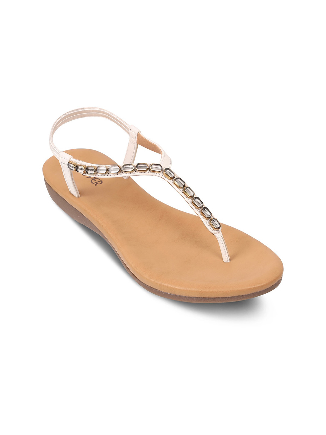 PEPPER Open Toe T-Strap Flats