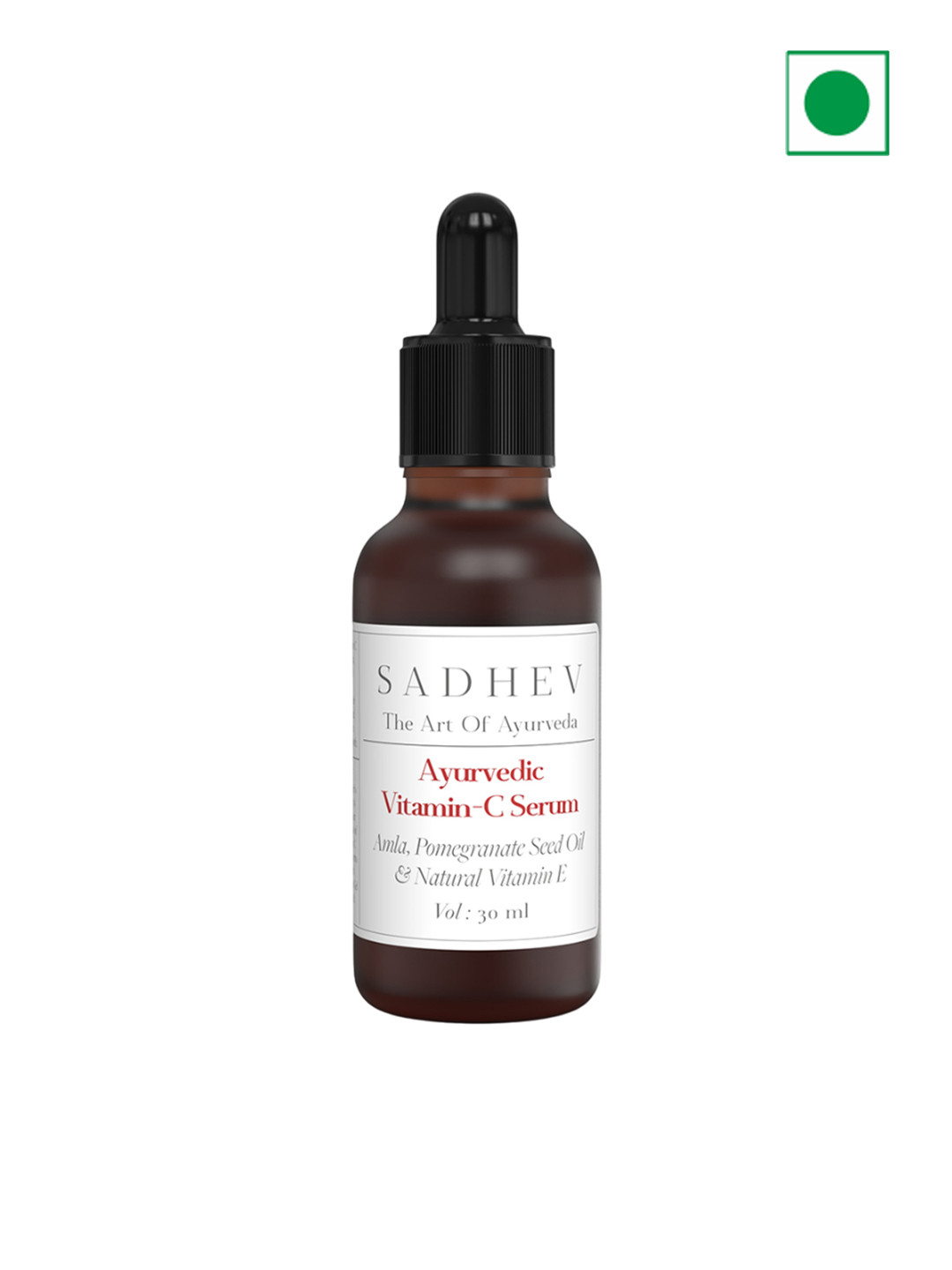 SADHEV Ayurvedic Vitamin C Face Serum With Amla & Vitamin E  - 30ml