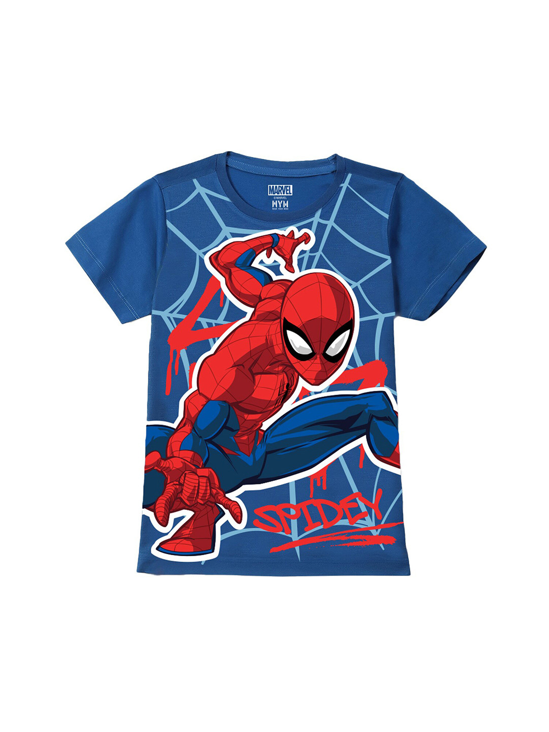 Wear Your Mind Boys Printed Round Neck Short Sleeves Regular Fit T-shirt