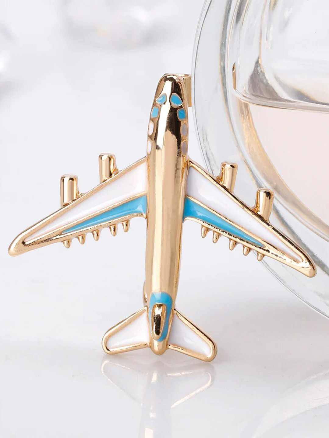 SYGA Women Aircraft Pin Brooch