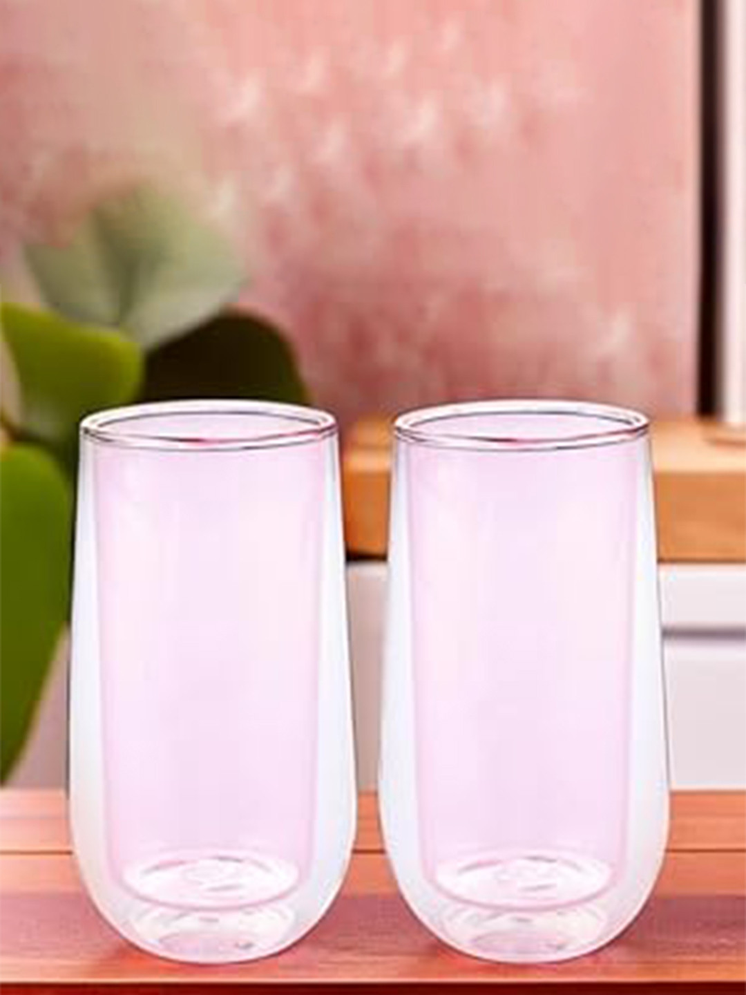 The Better Home Set of 2 Double Wall Drinking Glasses - 240ml each