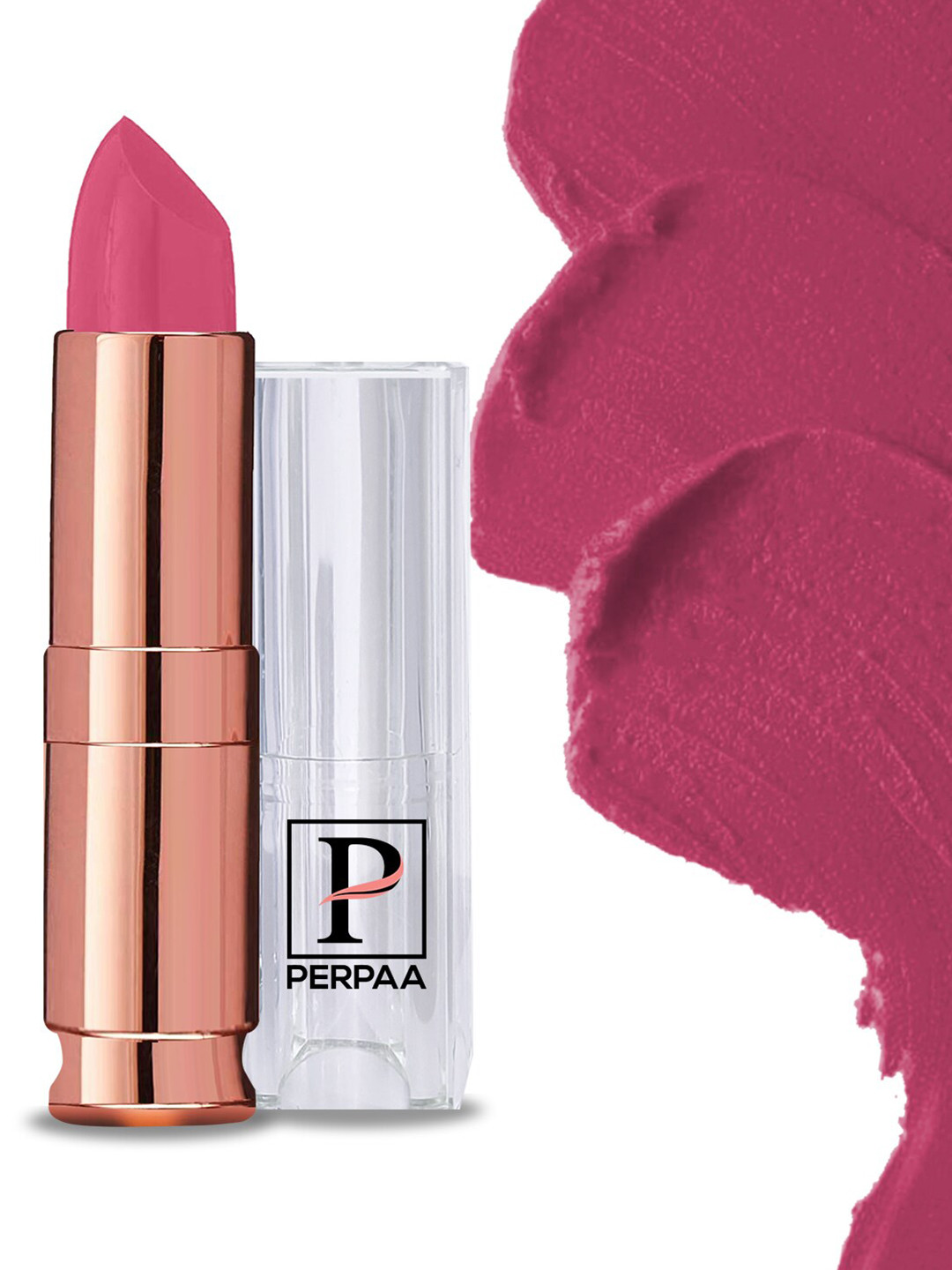 PERPAA Antique Velvet Matte Lipstick with Shea Butter & Vitamin E - Pink Fusion 60