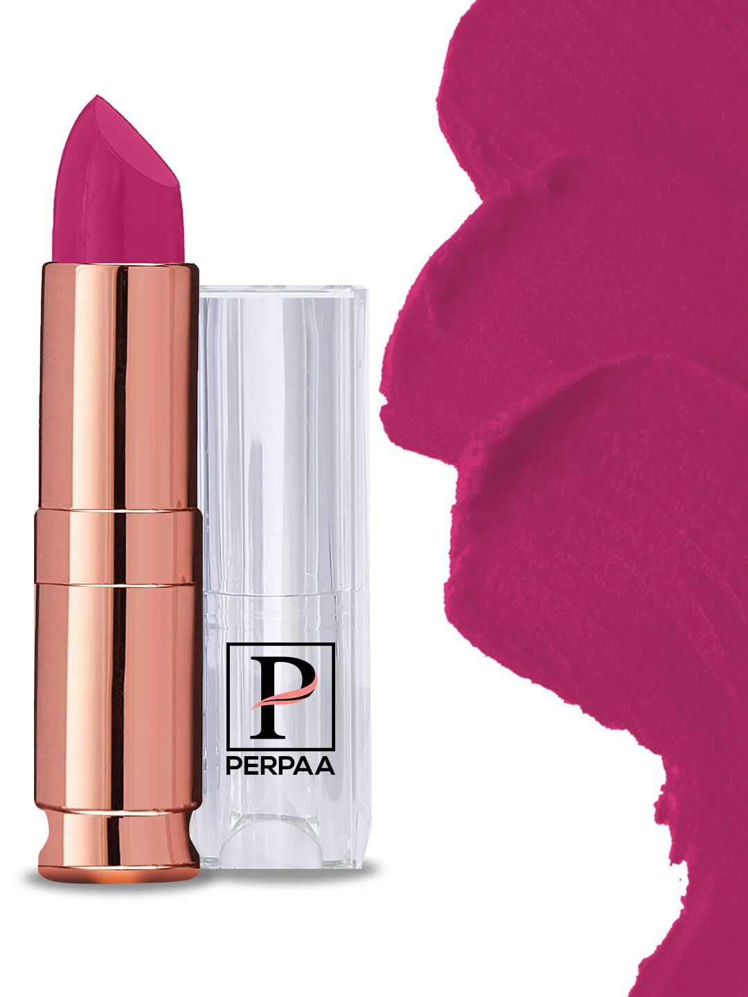 PERPAA Antique Velvet Matte Lipstick with Shea Butter & Vitamin E - Pink Berry 71