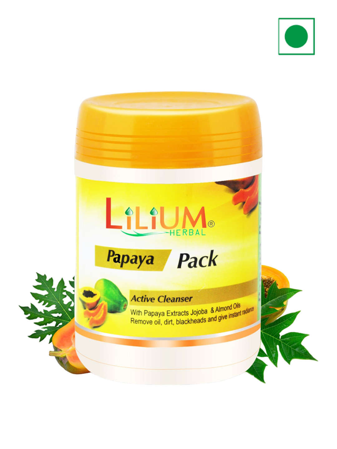 Lilium Papaya Face & Body Pack Enzymatic Power Of Papaya For Head-to-Toe Radiance-900ml