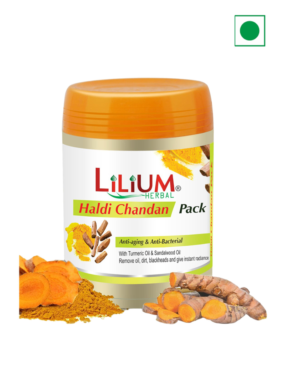Lilium Herbal Haldi Chandan Anti-Aging & Anti Bacterial Face Pack - 900ml