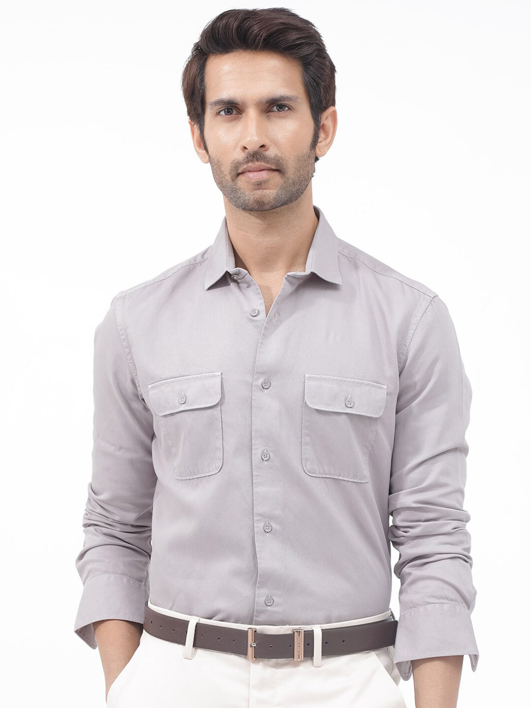 RARE RABBIT Men Lyton-2 Regular Fit Classic Shirt