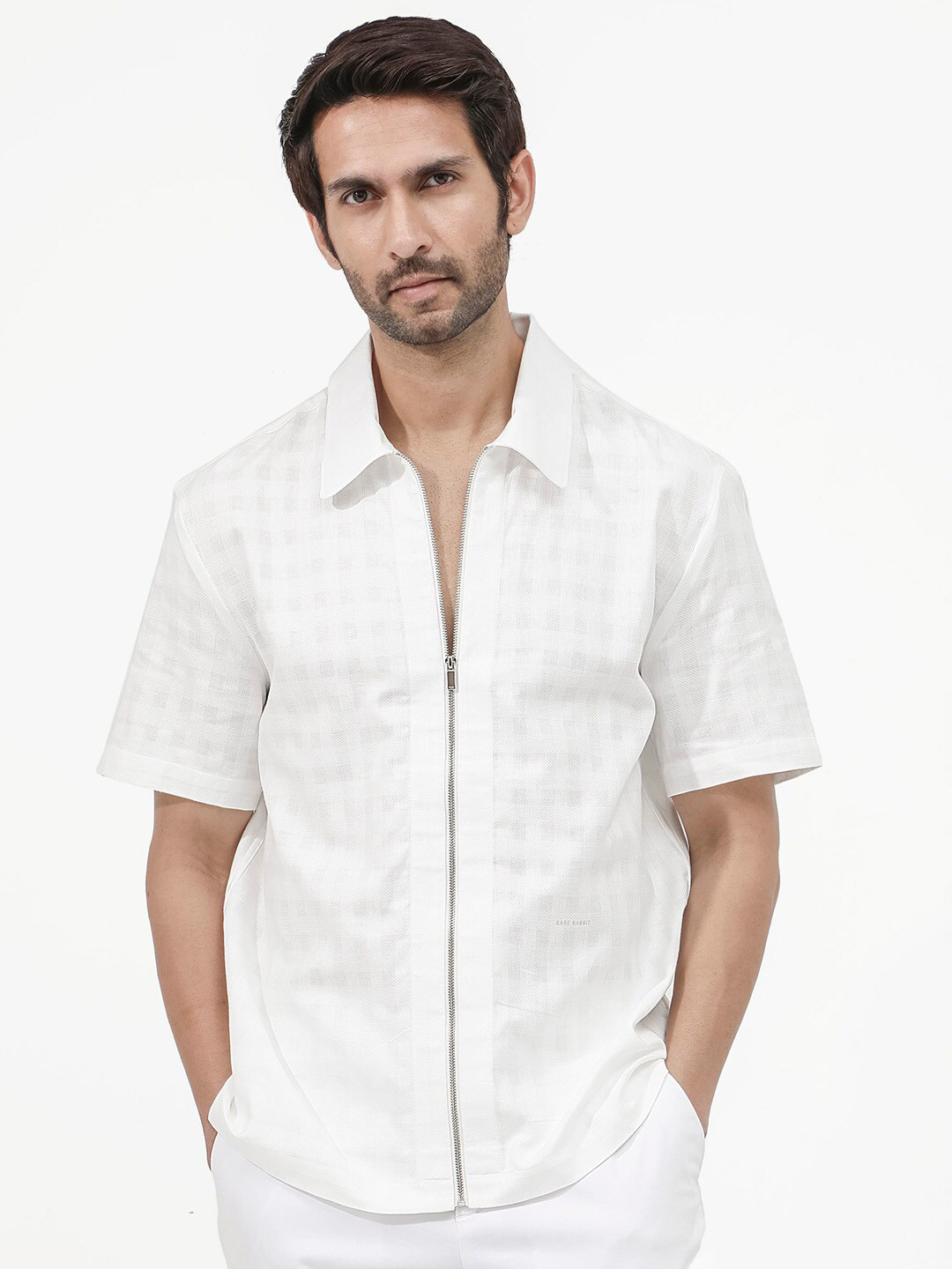 RARE RABBIT Men Carmenz Classic Boxy Shirt