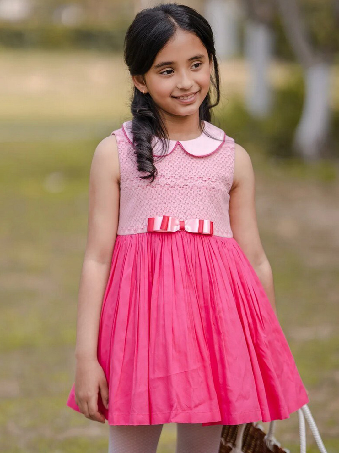 THE PONY & PEONY CO. Girls Fit & Flare Dress