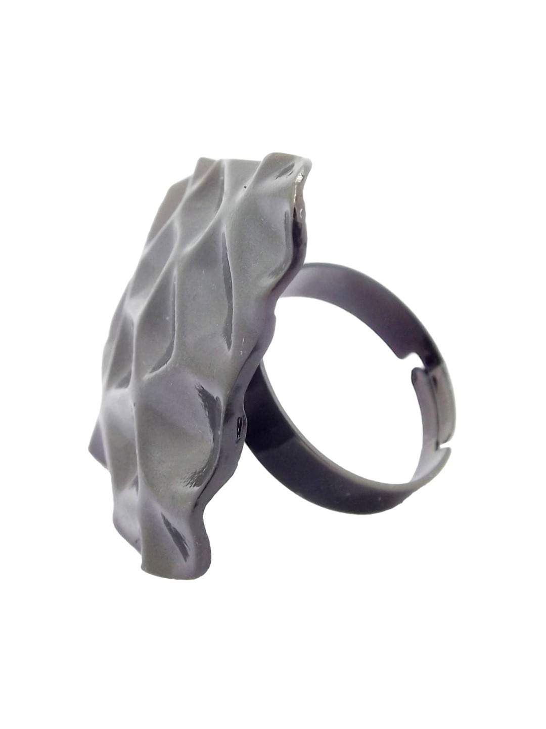 FEMMIBELLA Rhodium-Plated Kite Shaped Finger Ring