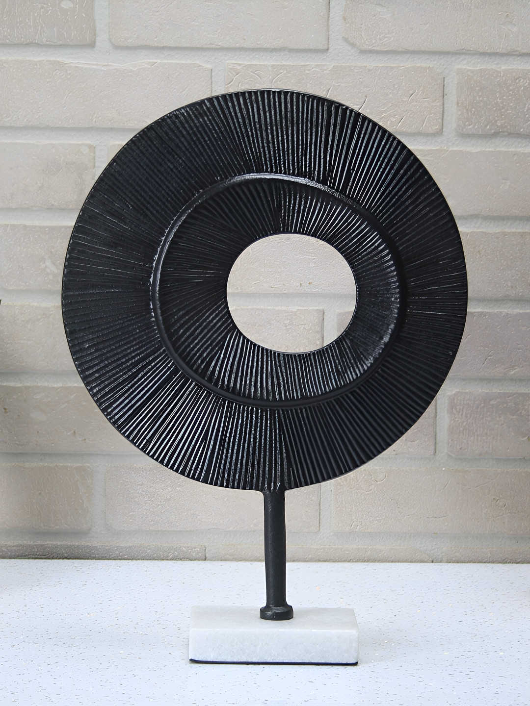Maison Modern Black Disc Figurine Showpiece