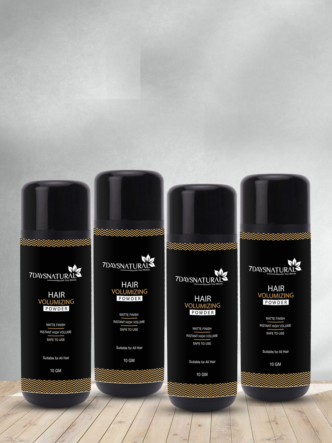 7DAYSNATURAL Men Feel Of Nature Set Of 4 Hair Volumizing Powder Wax - 10g Each