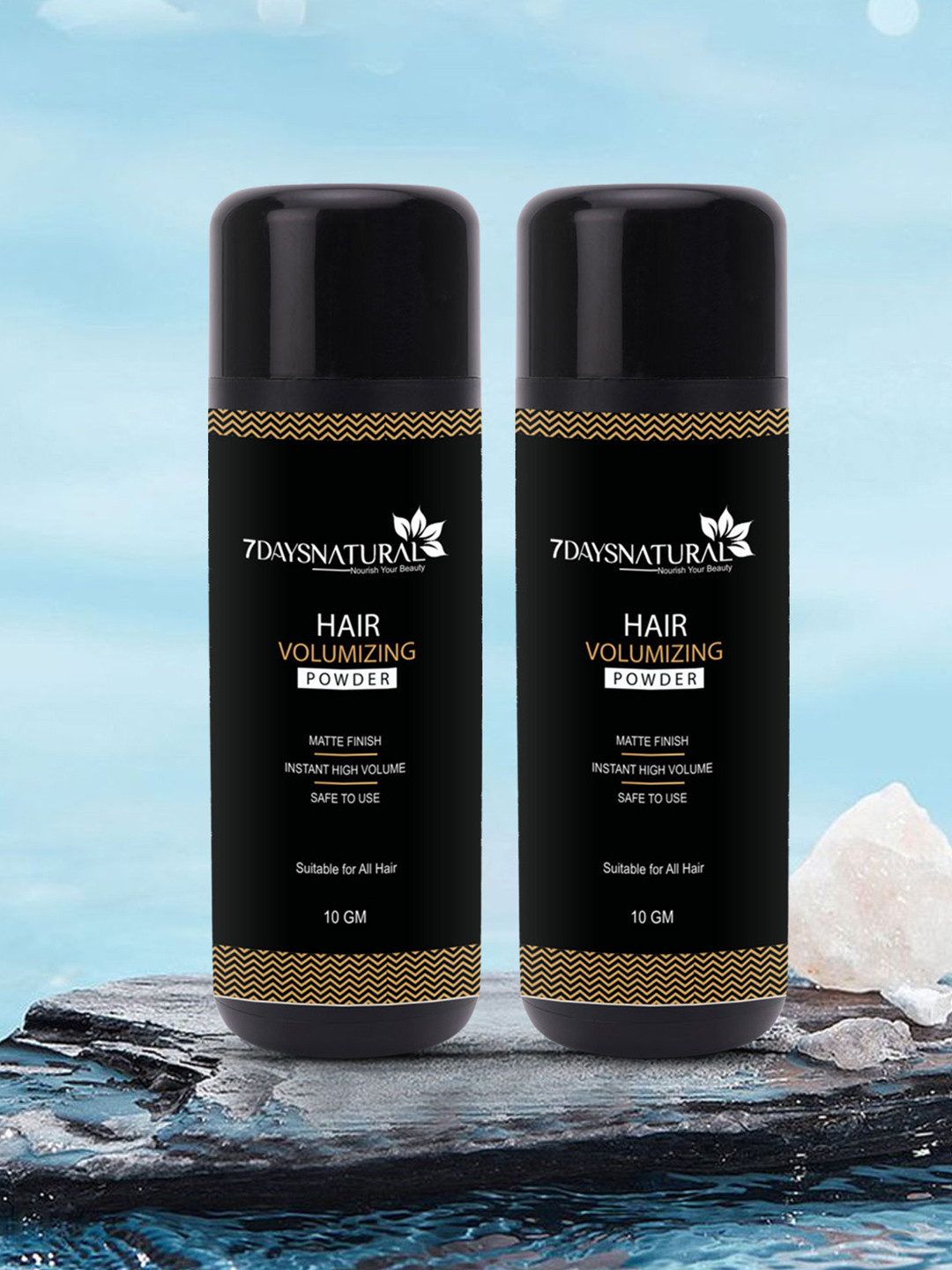 7DAYSNATURAL Feel Of Nature Set Of 2 Hair Volumizing Powder Wax With Aloe Vera - 10g Each