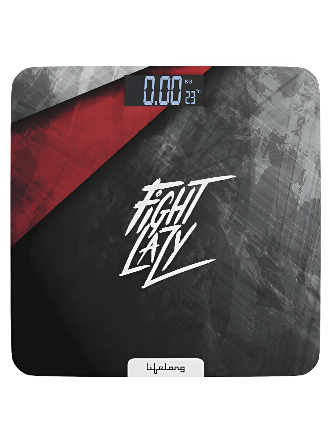 Lifelong Black Glass Active Flex Weighing Scale