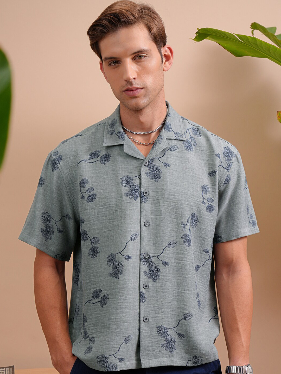 LOCOMOTIVE Relaxed Textured Utility Pocket Overshirt