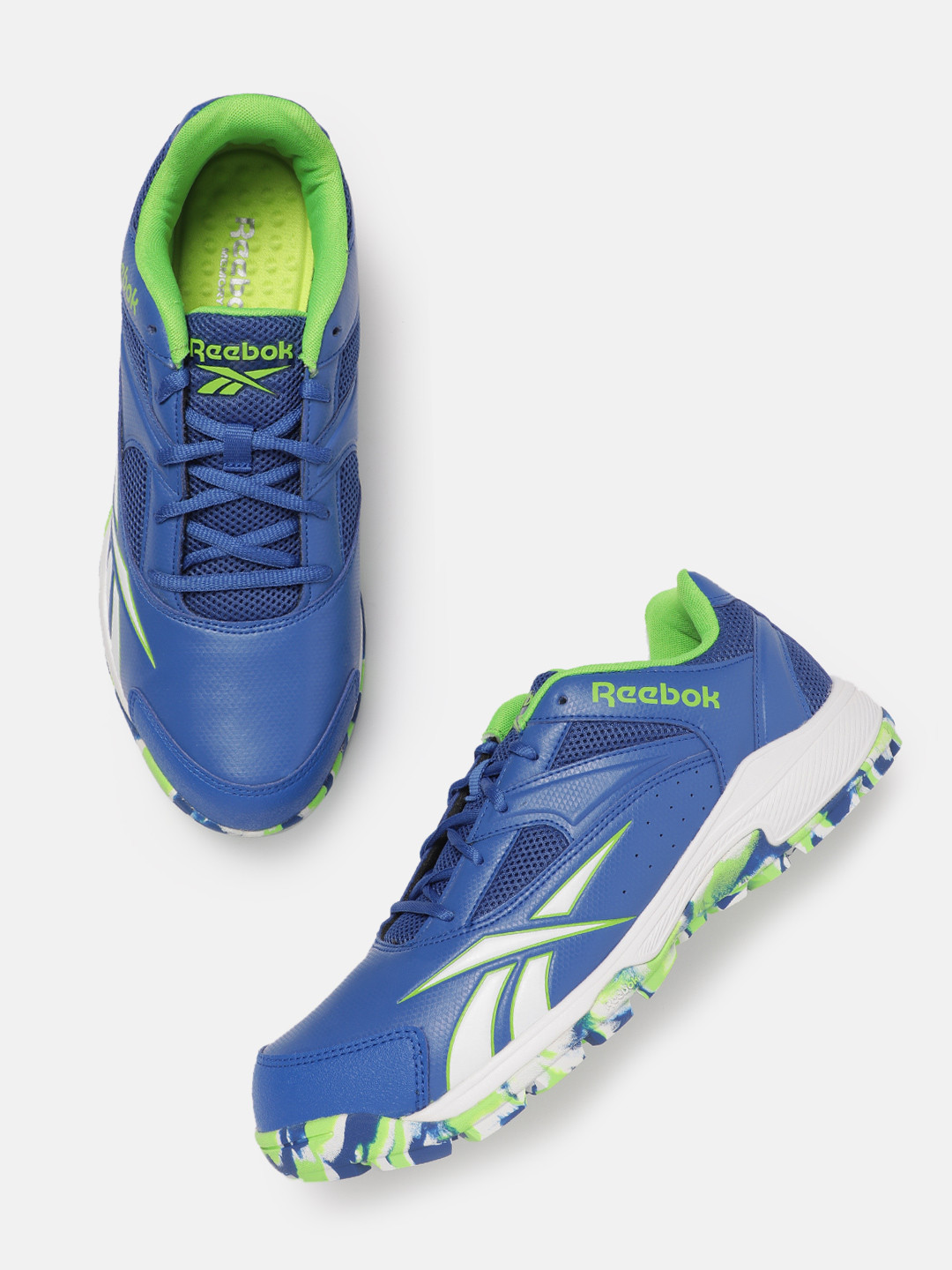 Reebok Men Memory Massage Cricket Re-volve Tech Shoes