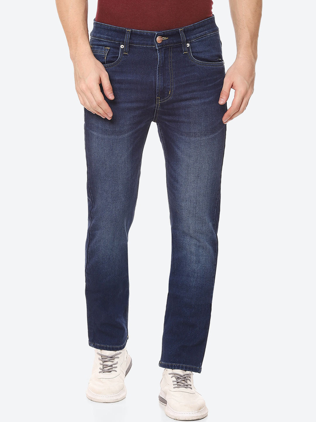 Numero Uno Men Solid Slim Fit Sustainable Stretchable Jeans