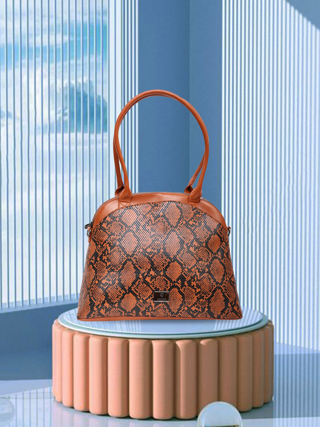 Caprese Saylor Women Tan Large Satchel Bag