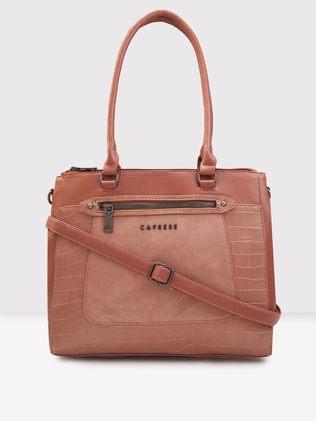 Caprese Gigi Women Nude Large Satchel Bag