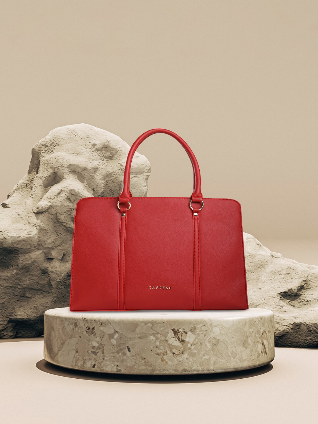 Caprese Women Sienna Synthetic Leather Laptop Bag