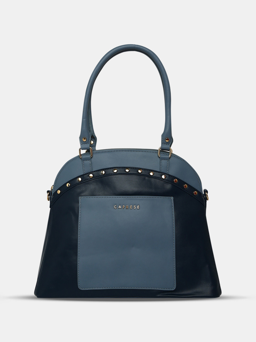 Caprese Shelby Women Blue Large Satchel Bag